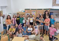 Na prázdniny se těší 4.C a 4.B dívky s p.uč. Martinou.